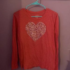 💗Old Navy sequined heart tee shirt💗